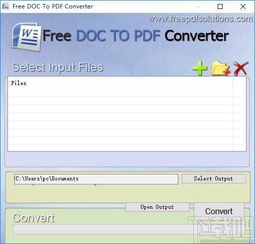 Free DOC To PDF Converter(免费DOC转PDF转换器)