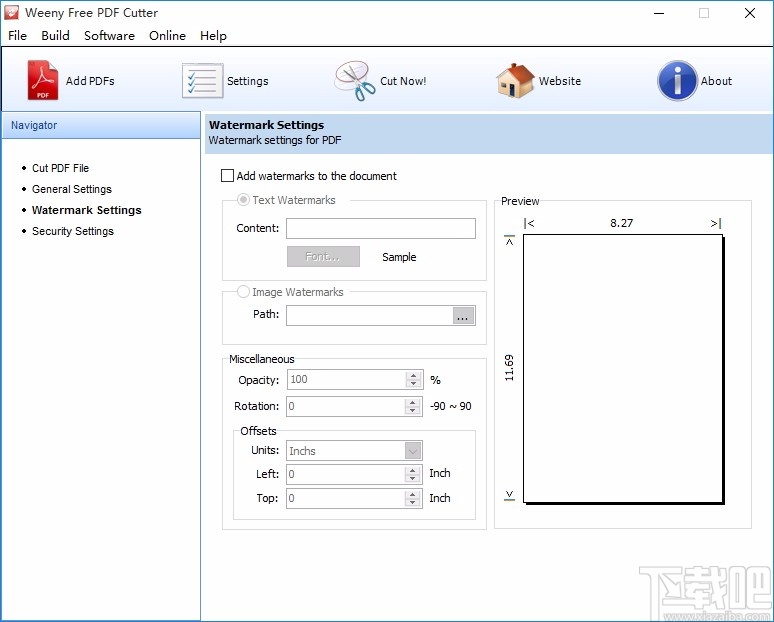 Weeny Free PDF Cutter(PDF分割软件)