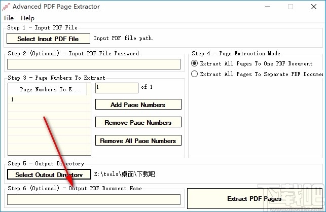 Advanced PDF Page Extractor(PDF页面提取软件)