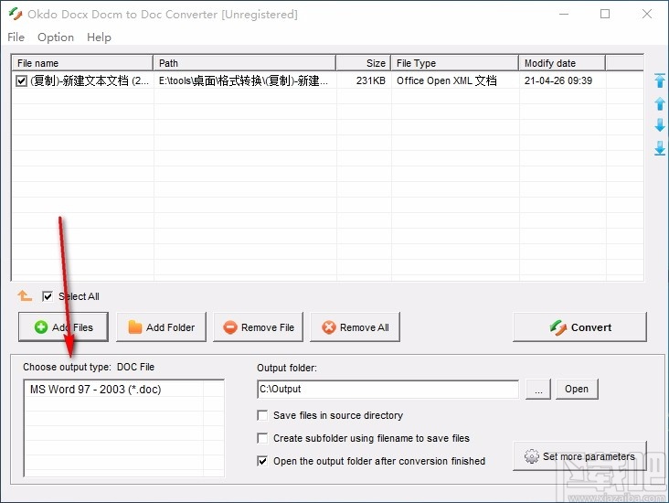 Okdo Docx Docm to Doc Converter(docx/docm格式批量转doc工具)