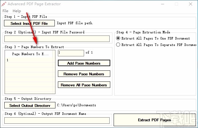 Advanced PDF Page Extractor(PDF页面提取软件)