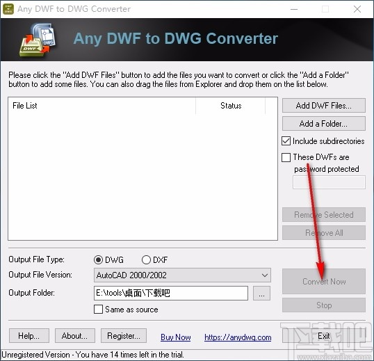 Any DWF to DWG Converter(DWF转DWG转换器)