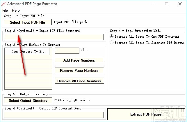 Advanced PDF Page Extractor(PDF页面提取软件)