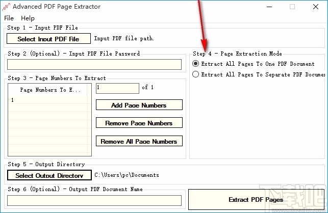 Advanced PDF Page Extractor(PDF页面提取软件)