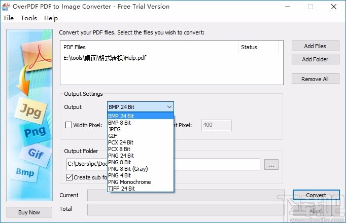 OverPDF PDF to image converter(PDF转图片转换器)