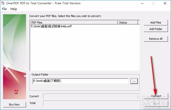 OverPDF PDF to Text Converter(PDF转TXT转换器)