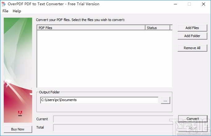 OverPDF PDF to Text Converter(PDF转TXT转换器)