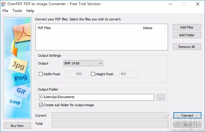 OverPDF PDF to image converter(PDF转图片转换器)