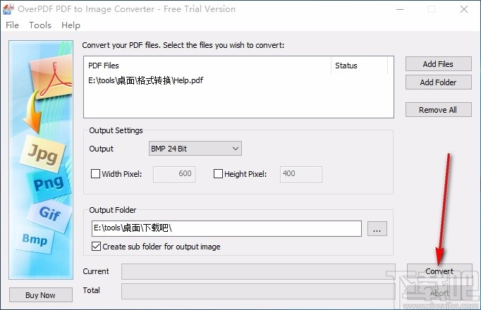 OverPDF PDF to image converter(PDF转图片转换器)