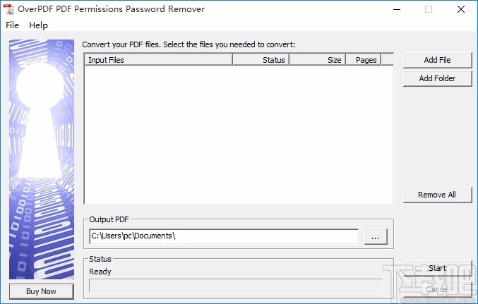 OverPDF PDF Permissions Password Remover下载