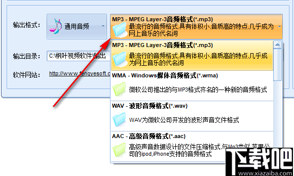 枫叶全能音频格式转换器