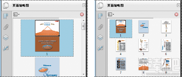 Adobe Acrobat之创建页面缩略图