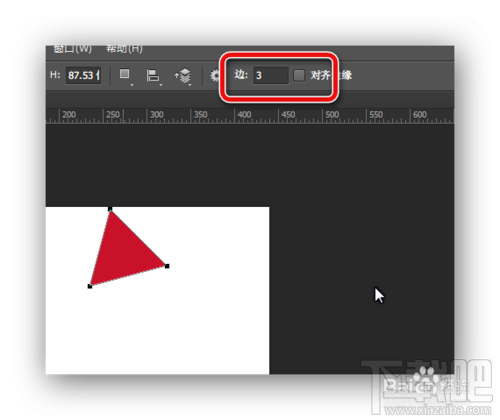 如何用Photoshop CC 制作矩形滚动变换成三角形的Gif动画