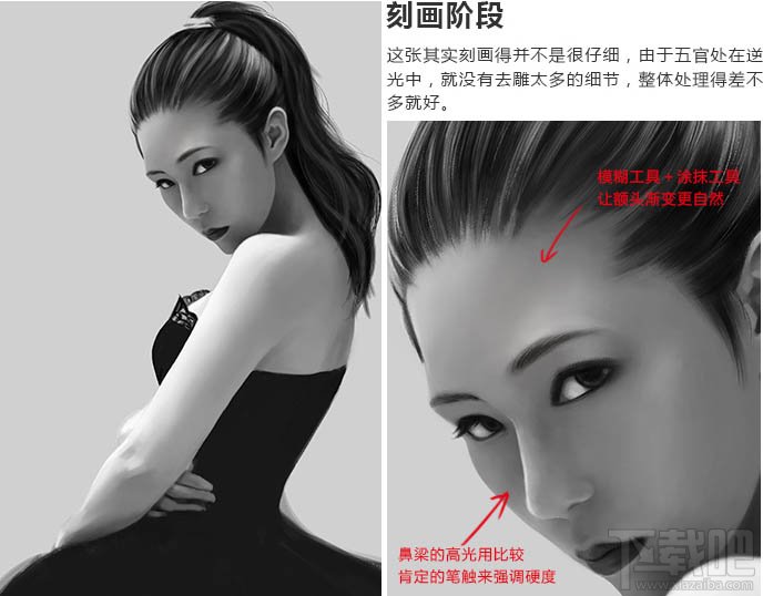 用Photoshop CC鼠绘神采飞扬的时尚美女