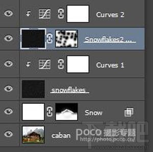 如何用Photoshop CC给风景图片加上冬季飘雪效果