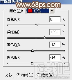 如何用Photoshop CC给绿叶中的人物加上唯美的秋季橙红色