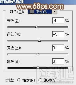 如何用Photoshop CC给绿叶中的人物加上唯美的秋季橙红色