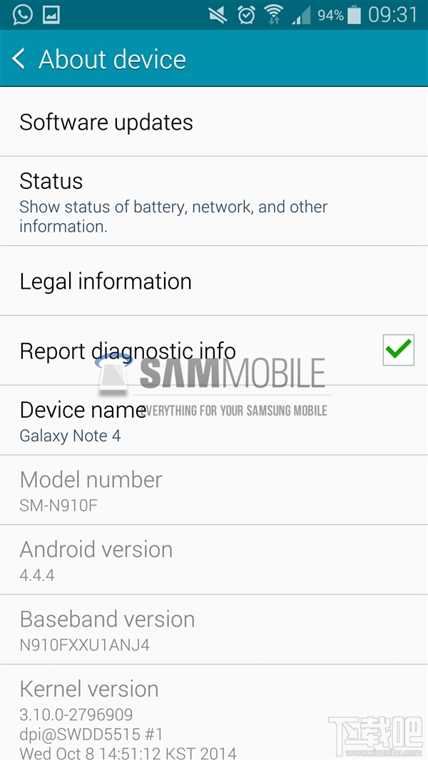 Galaxy Note 4未上市先升级：电池更凶猛了