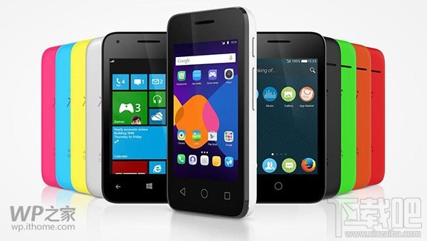 阿尔卡特三系统手机 支持WP8.1/安卓/FireFox OS