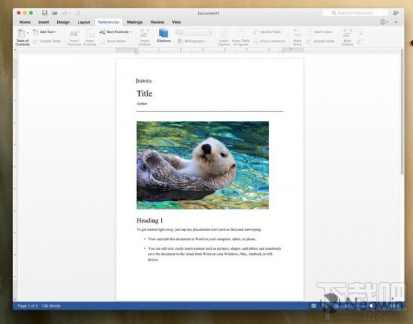 Office 2016 for Mac新预览版之Word体验