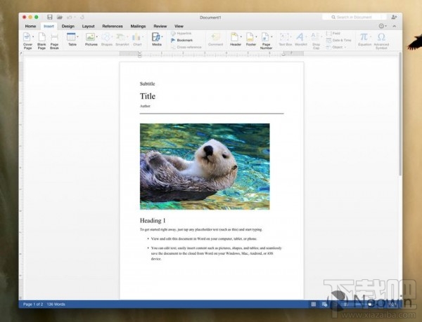 Office 2016 for Mac新预览版之Word体验
