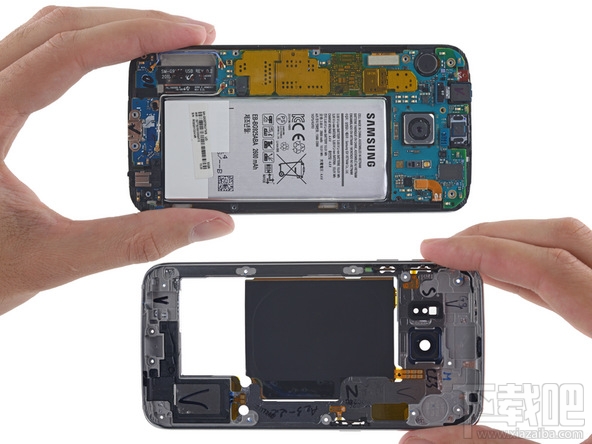 Galaxy S6 Edge拆解：大量使用胶水 难以维修