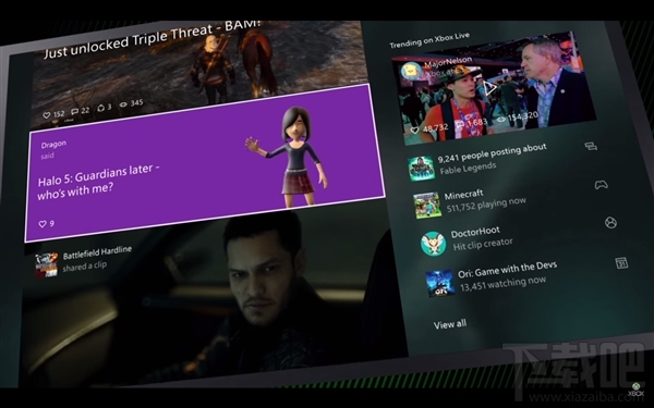 Xbox One版Windows 10系统演示：UI大变