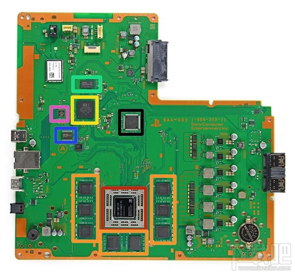 新版索尼PS4拆解：省电秘诀就在这