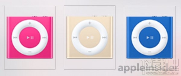 iTunes 12.2 显示会有金色 iPod nano、粉色 Shuffle