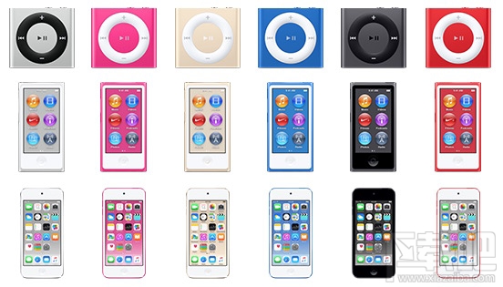 iTunes 12.2 显示会有金色 iPod nano、粉色 Shuffle