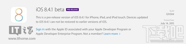苹果向开发者推送iOS8.4.1和OS X 10.10.5测试版