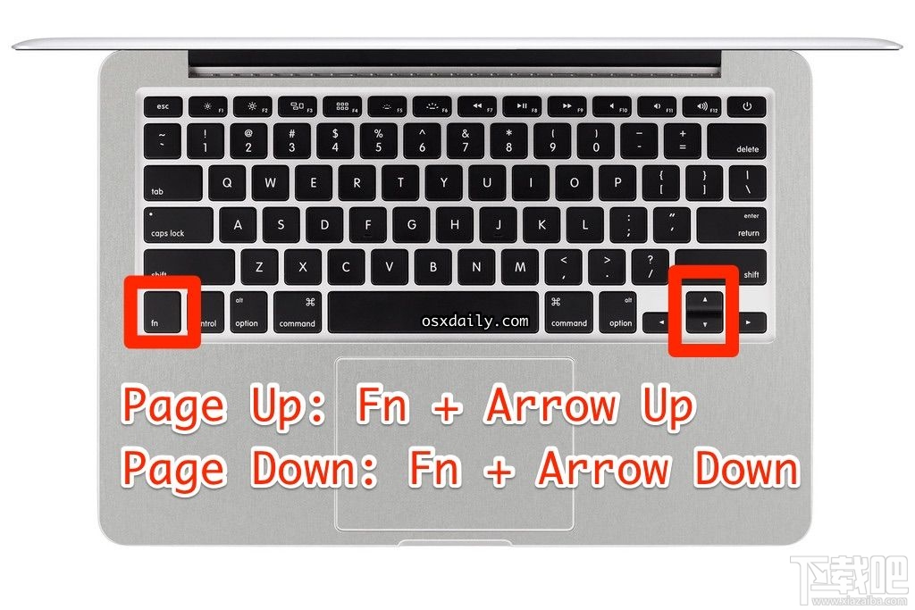 OS X新手学习教程 Mac上没有Page Up&Down怎么办？Mac 怎么快速上下滚动页面？