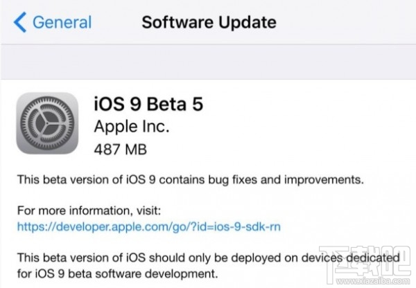 iOS 9 Beta 5发布：主要更新汇总 