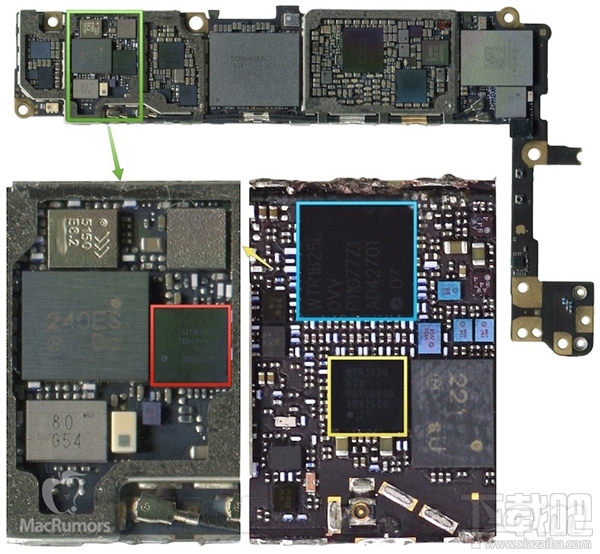 外媒曝光苹果iPhone6s拆机，揭秘iPhone6s内部元件