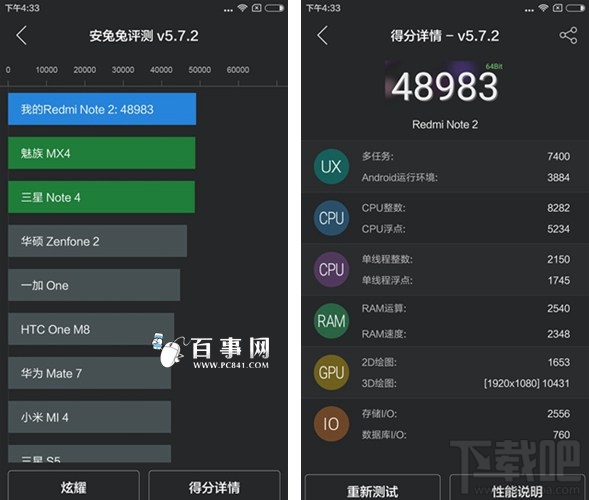 坚果手机和红米note2哪个好 坚果U1与红米Note2区别对比