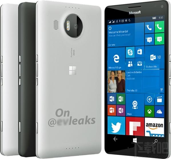 白色版Lumia 950 XL渲染图泄露