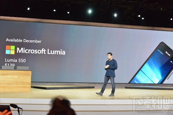 微软涉足千元机市场 发布883元手机Lumia 550