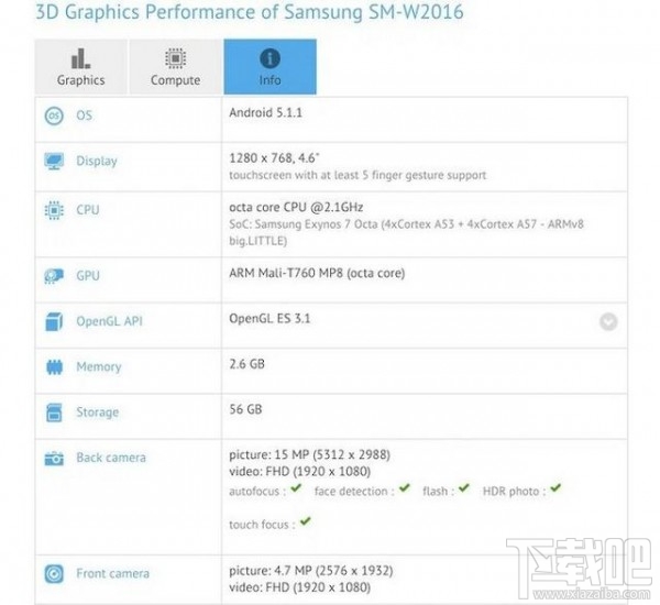 三星万元新机Golden 3曝光 或配Exynos 7420