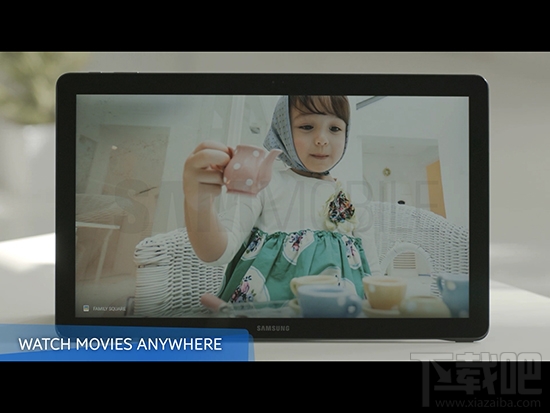 自带把手 三星18.4寸巨屏平板Galaxy View再曝光