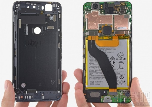 iFixit：华为Nexus 6P的可修复性得分很低