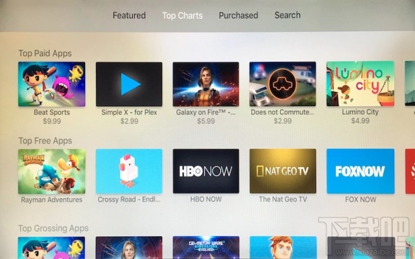 新款Apple TV更新：tvOS App Store迎来付费/免费/营收榜