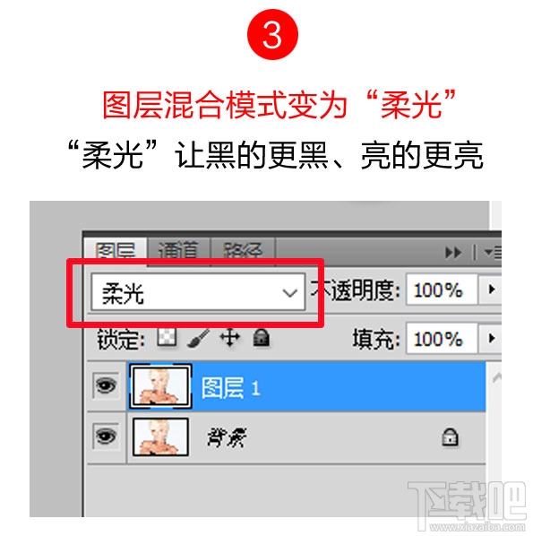 ps教程！简单5步教你让眼睛变的更加深沉