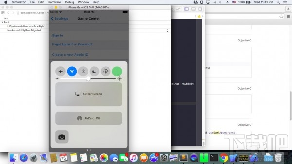 iOS 10暗色模式设置截图曝光 Control Center或添3G/4G控制