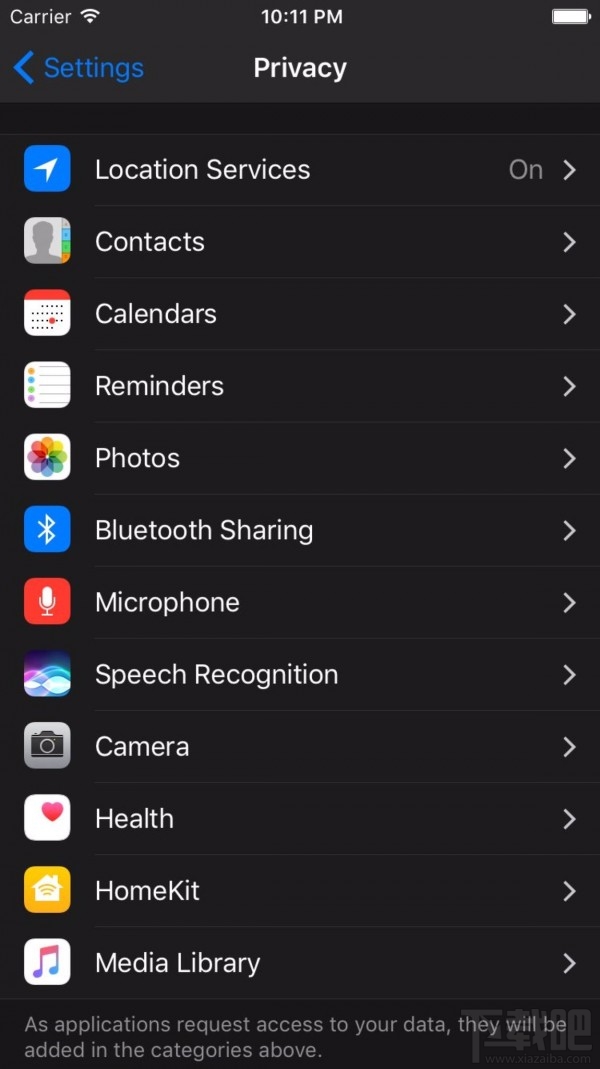 iOS 10暗色模式设置截图曝光 Control Center或添3G/4G控制
