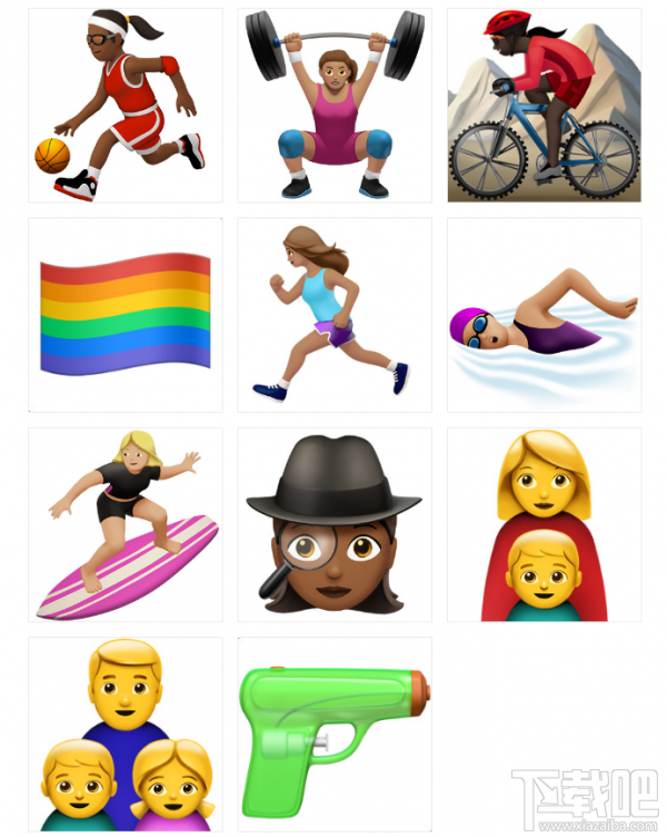 苹果推送iOS 10 Beta4 新增emoji增加性别
