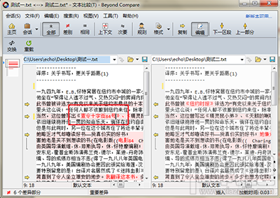 Beyond Compare文本替换技巧