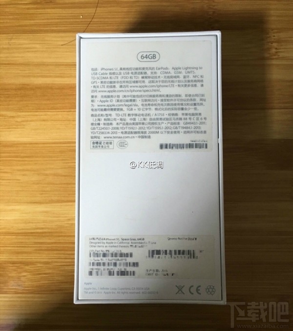 网友曝光名为iPhone 6 SE包装盒