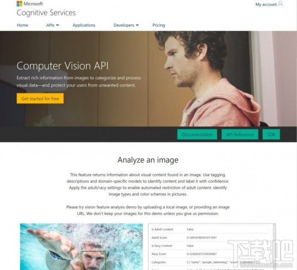 微软提供Computer Vision API 为WordPress图片生成ALT文本