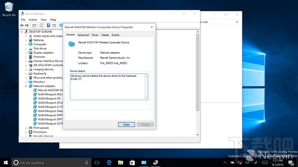 大量用户投诉更新Windows 10 Build 14915后Wi-Fi网卡失灵