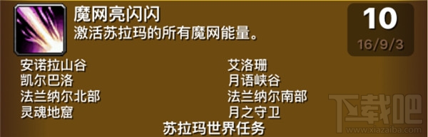 魔兽世界7.0苏拉玛魔网激活点在哪 苏拉玛魔网能量BUFF地点